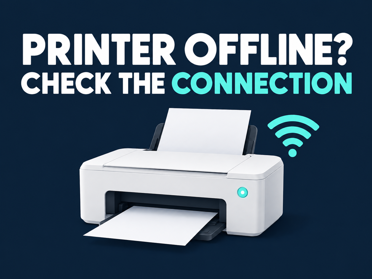 Printer offline in Windows 11: check the connection