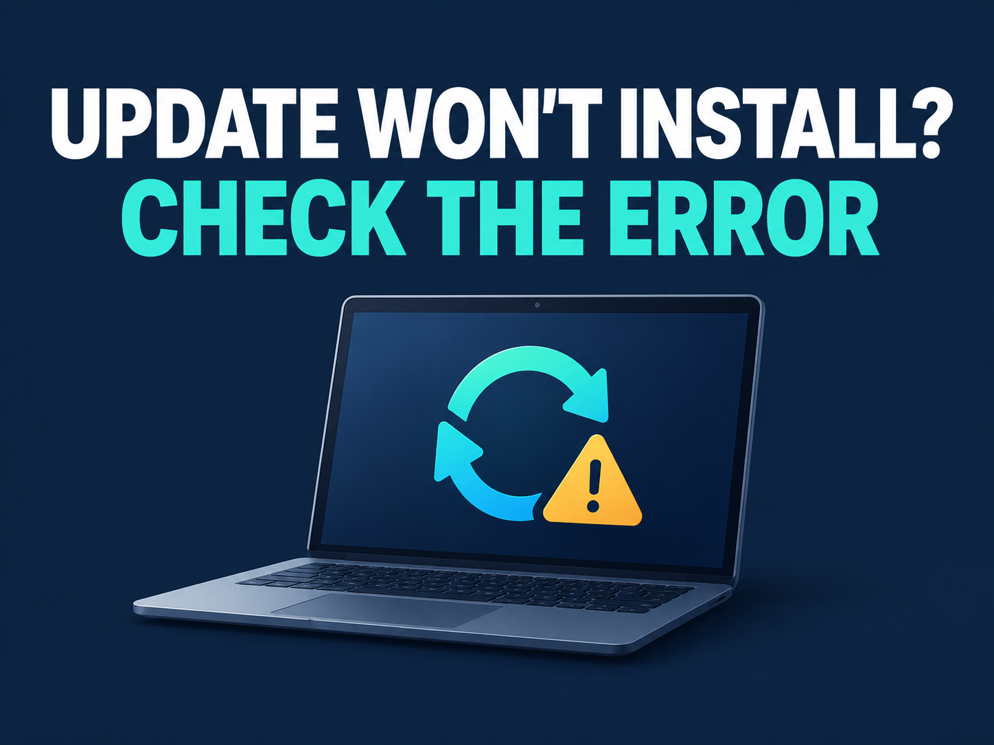 Windows 11 update will not install illustration